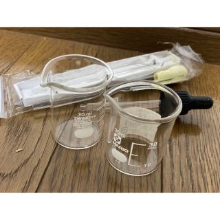 Yさん専用　30ml ビーカー、ガラス棒、スポイト(アロマグッズ)