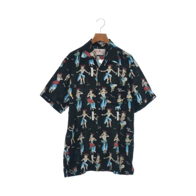 普通裏地Aloha Blossom カジュアルシャツ メンズ