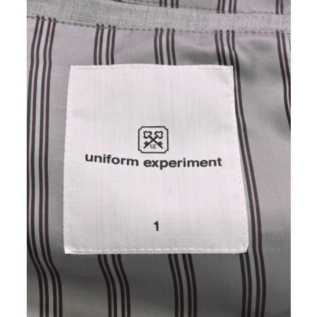 uniform experiment(ユニフォームエクスペリメント)のuniform experiment カジュアルジャケット 1(S位) グレー 【古着】【中古】 メンズのジャケット/アウター(テーラードジャケット)の商品写真