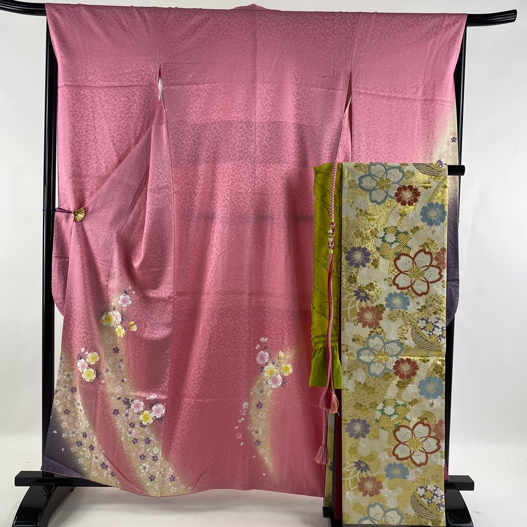 訪問着 身丈162.5cm 裄丈64.5cm 正絹 美品 秀品