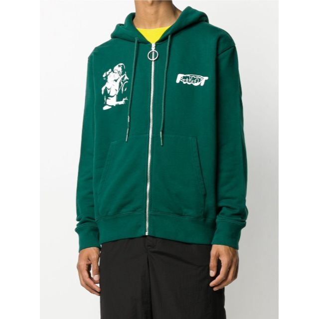 XL OFF-WHITE ジップアップパーカー kiss オフホワイト トップス XL OFF-WHITE ジップアップパーカー kiss オフホワイト トップス