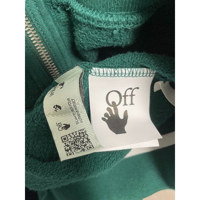 XL OFF-WHITE ジップアップパーカー kiss オフホワイト