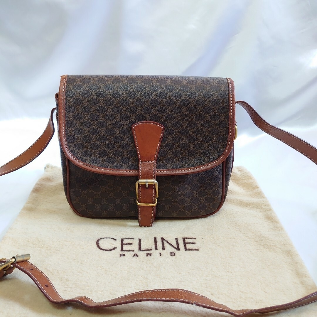 celine - CELINE マカダム柄 ショルダーバッグの通販 by モジーコ's ...