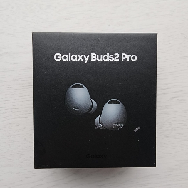 Galaxy(ギャラクシー)のGalaxy buds2 pro グラファイト色 (黒色) スマホ/家電/カメラのオーディオ機器(ヘッドフォン/イヤフォン)の商品写真