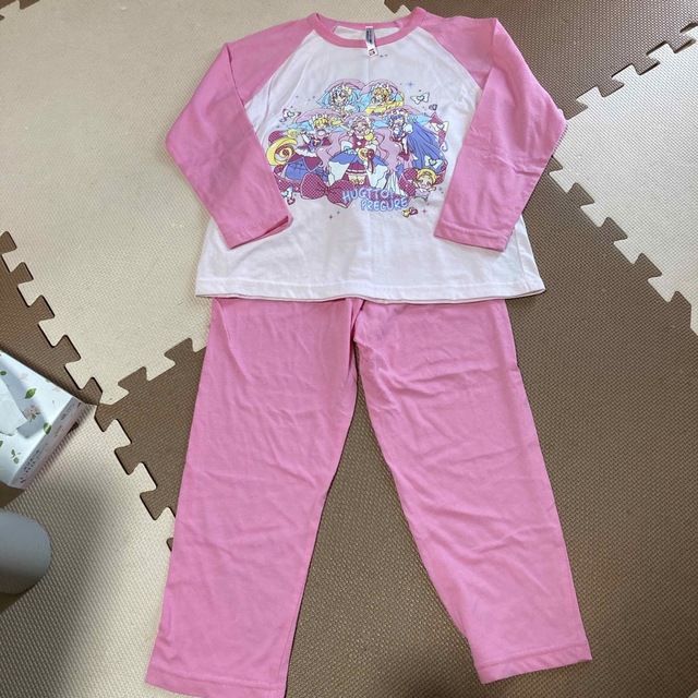 BANDAI(バンダイ)のプリキュア パジャマ、サイズ120 キッズ/ベビー/マタニティのキッズ服女の子用(90cm~)(パンツ/スパッツ)の商品写真