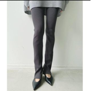 アパルトモンドゥーズィエムクラス(L'Appartement DEUXIEME CLASSE)のL'Appartement Rib Leggings リブ　レギンス(レギンス/スパッツ)