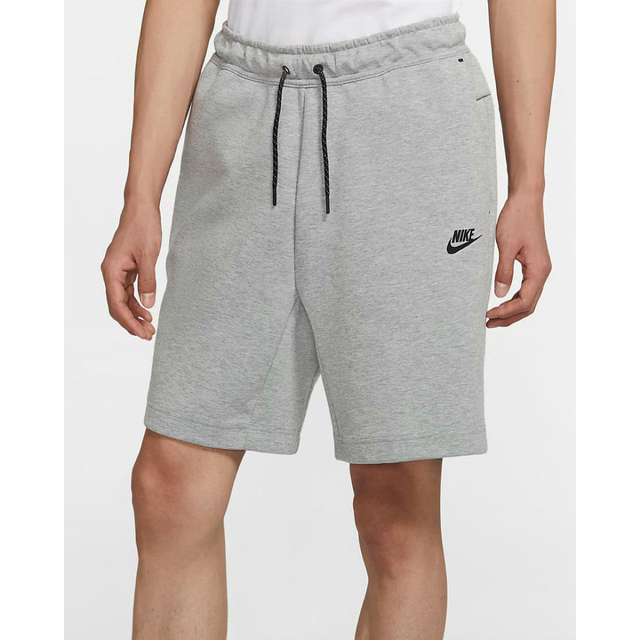 NIKE(ナイキ)の美品 NIKE TECH FLEECE SHORT ショーツ M レザーグレー メンズのパンツ(ショートパンツ)の商品写真