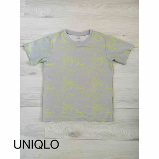 ユニクロ(UNIQLO)のUNIQLO＊グレー＆イエロードライTシャツ(Tシャツ/カットソー)