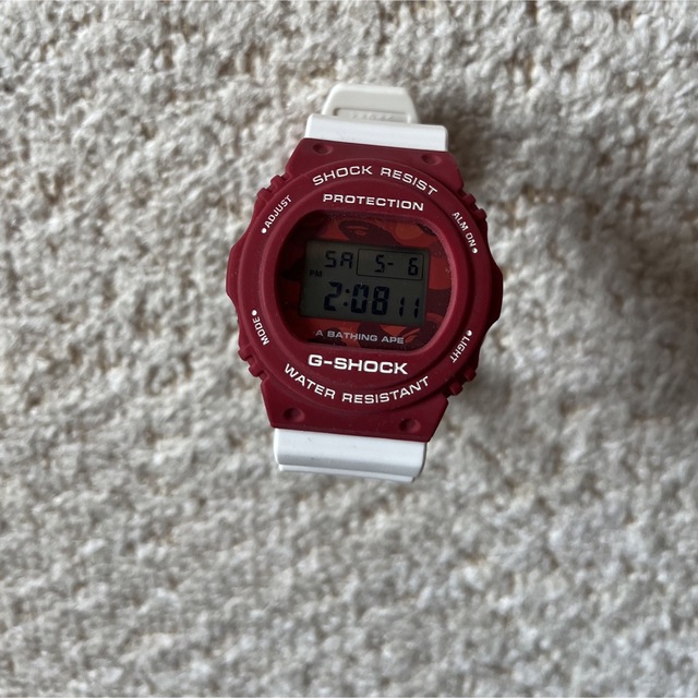 A BATHING APE(アベイシングエイプ)の『148様専用』APE G-SHOCKコラボ　腕時計 メンズの時計(腕時計(デジタル))の商品写真