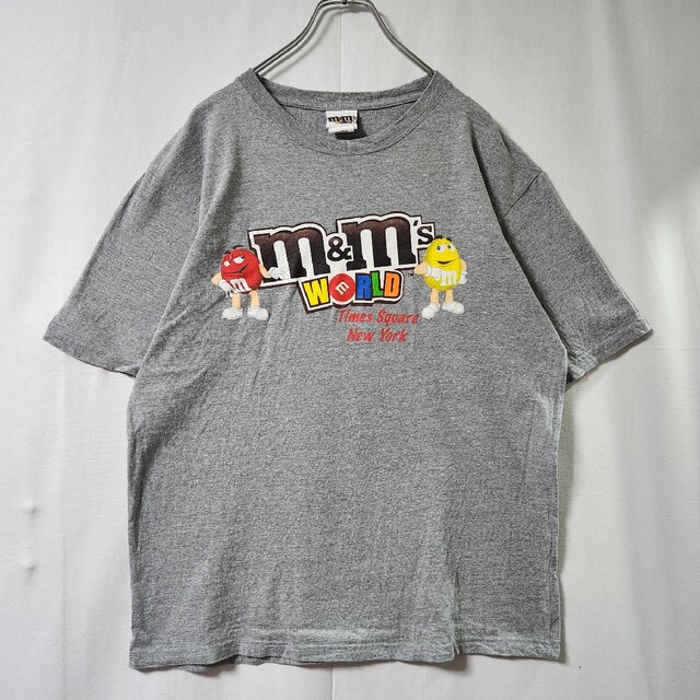 【希少】 m\u0026m's　エムアンドエムズ　オフィシャル　限定 Tシャツ　グレー　L