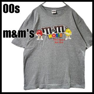 【希少】 m&m's　エムアンドエムズ　オフィシャル　限定 Tシャツ　グレー　L