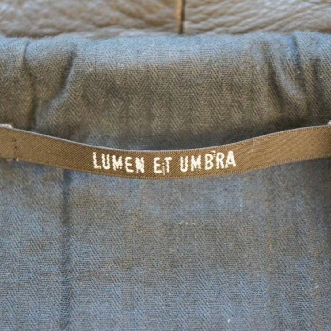 Lumen et umbraカーフレザージャケット ルーメンエトウンブラ