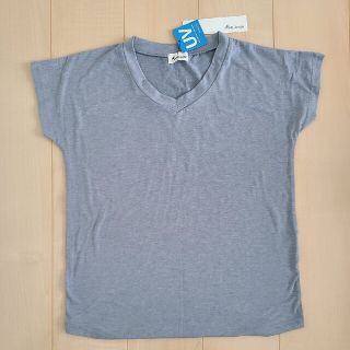 新品未使用 アンドミー UVカット クールTシャツ くすみブルー M(Tシャツ(半袖/袖なし))