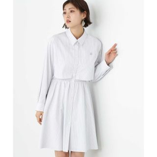 ジルバイジルスチュアート(JILL by JILLSTUART)のレイヤードミニシャツワンピース(ミニワンピース)