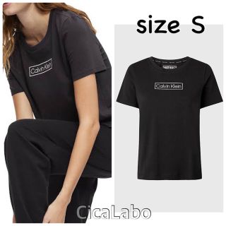 カルバンクライン(Calvin Klein)の【新品】カルバンクライン Tシャツ ヘリテージロゴ ブラック S(Tシャツ(半袖/袖なし))