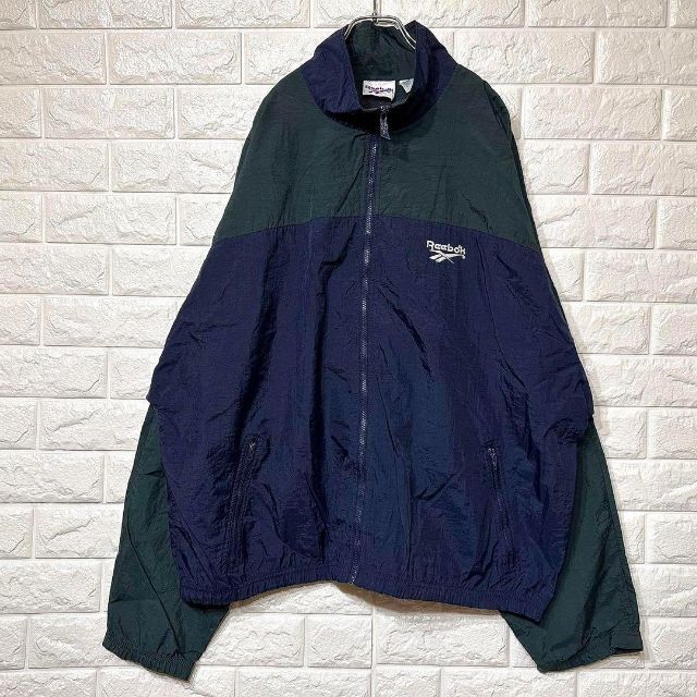 Reebok - 刺繍デカロゴ☆リーボックReebokバイカラーナイロン