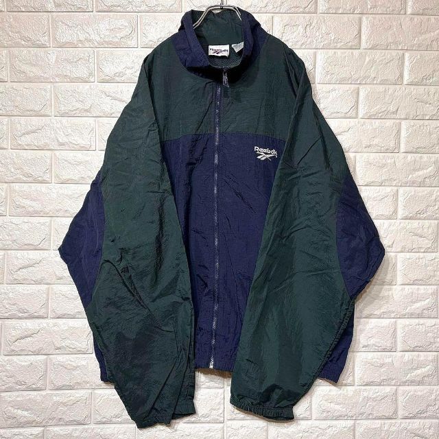 Reebok - 刺繍デカロゴ☆リーボックReebokバイカラーナイロン