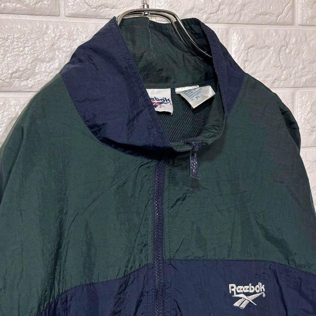 Reebok - 刺繍デカロゴ☆リーボックReebokバイカラーナイロン