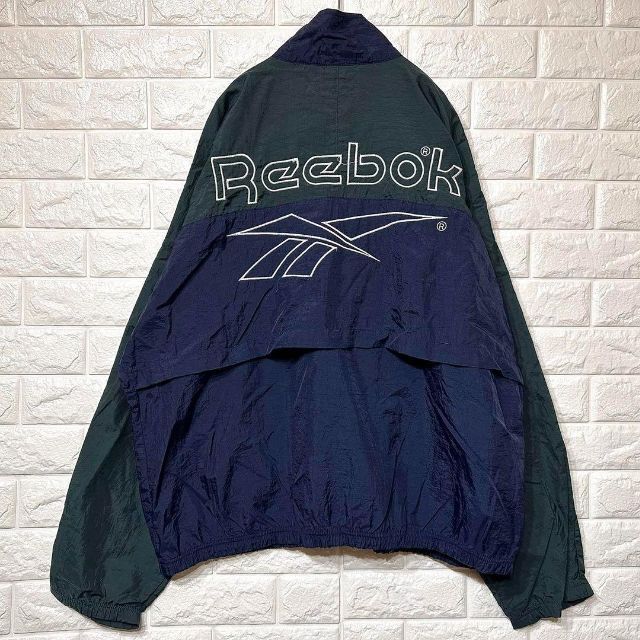Reebok - 刺繍デカロゴ☆リーボックReebokバイカラーナイロン