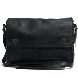 コーチ(COACH)のコーチ／COACH バッグ ショルダーバッグ 鞄 メンズ 男性 男性用レザー 革 本革 ブラック 黒  71509 Prescott Messenger Briefcase プリスコット メッセンジャー  シボ革 シュリンクレザー メッセンジャーバッグ(ショルダーバッグ)