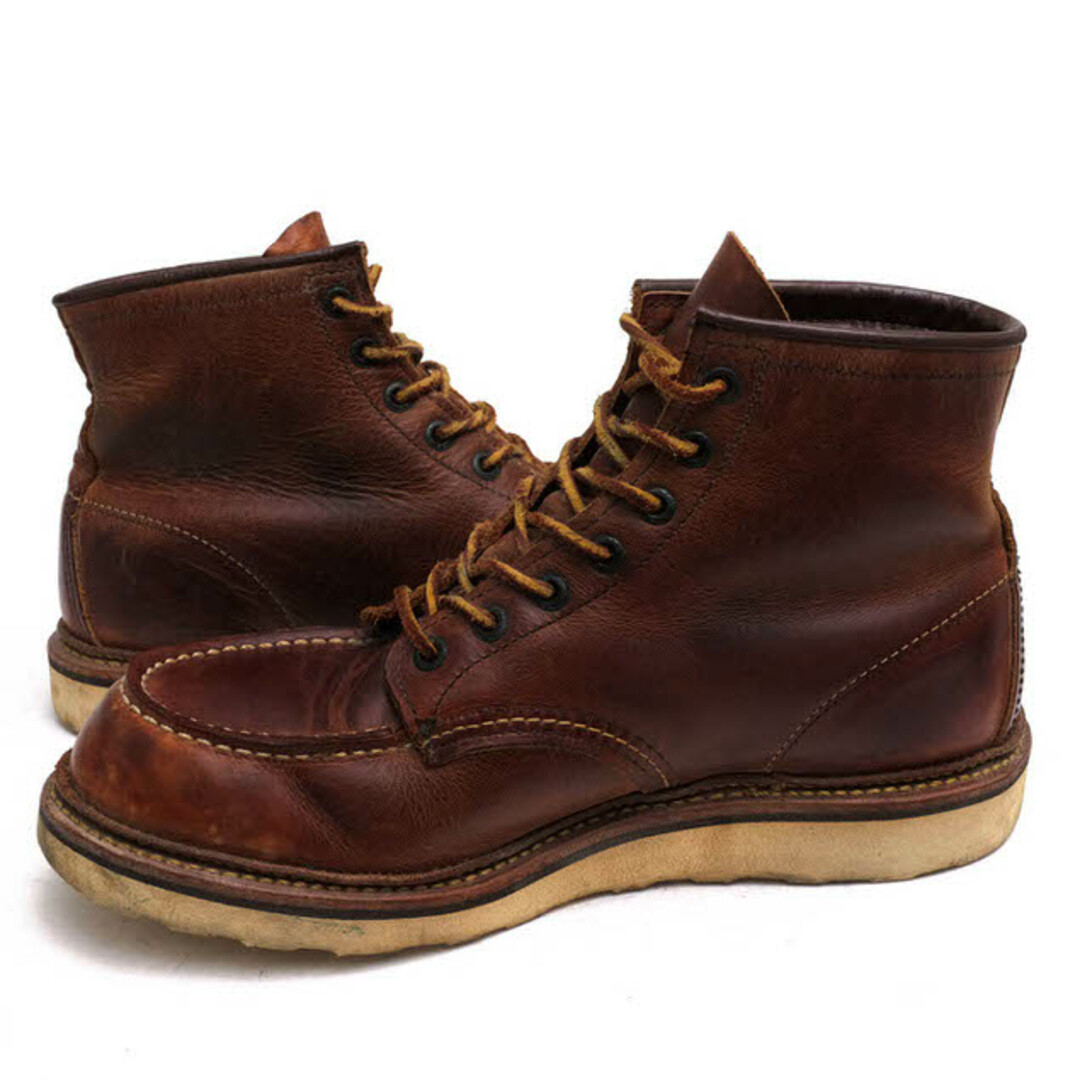 REDWING(レッドウィング)のレッドウィング／RED WING ワークブーツ シューズ 靴 メンズ 男性 男性用レザー 革 本革  1907 Classic Work 6inch Legacy Moc IRISH SETTER アイリッシュセッター トラクショントレッドウェッジソール モックトゥ 定番 グッドイヤーウェルト製法 メンズの靴/シューズ(ブーツ)の商品写真