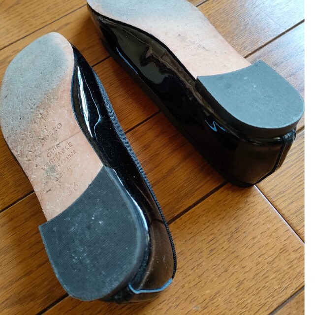 repetto黒エナメルバレーシューズ36 repetto黒エナメルバレーシューズ36