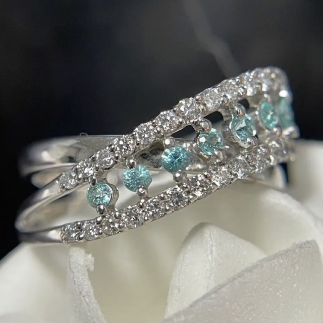K18WGパライバトルマリンリング0.20ct - nayaabhaandi.com