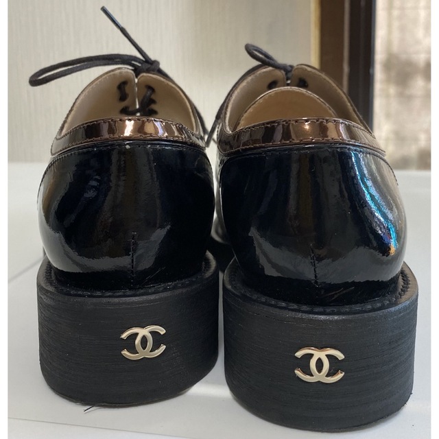 CHANEL レースアップシューズ　ローファー　フラットシューズ⭐︎シャネル