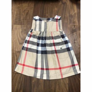 バーバリー(BURBERRY) 子供 ワンピース(女の子)（ベージュ系）の通販