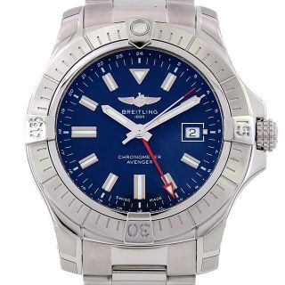 ブライトリング(BREITLING)の【新品】ブライトリング アベンジャーオートマチックGMT45 A32395/A32395101C1A1 SS 自動巻(腕時計(アナログ))