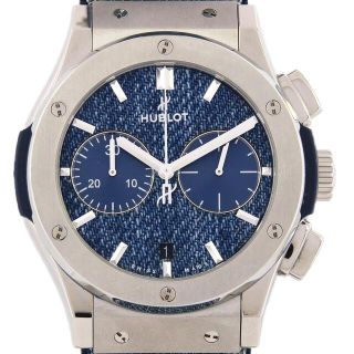 ウブロ(HUBLOT)のウブロ クラシックフュージョンクロノグラフジーンズ TI JAPAN LTD 521.NX.2770.NR.JPN18 TI 自動巻(腕時計(アナログ))