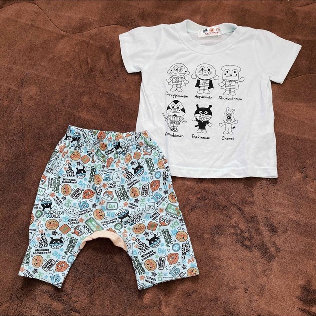 アンパンマン　Tシャツ　パンツ　セット　90 キッズ/ベビー/マタニティのキッズ服男の子用(90cm~)(Tシャツ/カットソー)の商品写真