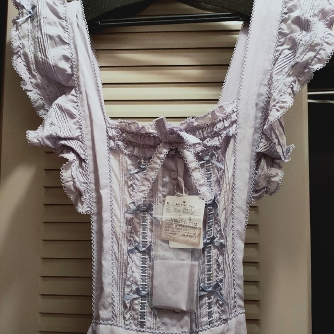 最終お値下げ☆ピンクハウス☆フランス製レース使いエプロンドレス www