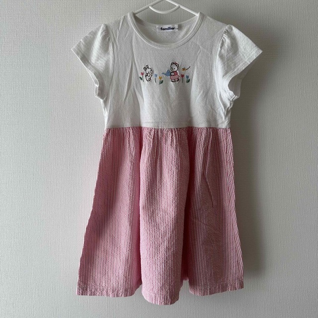 familiar(ファミリア)のfamiliar ワンピース サイズ110cm キッズ/ベビー/マタニティのキッズ服女の子用(90cm~)(ワンピース)の商品写真