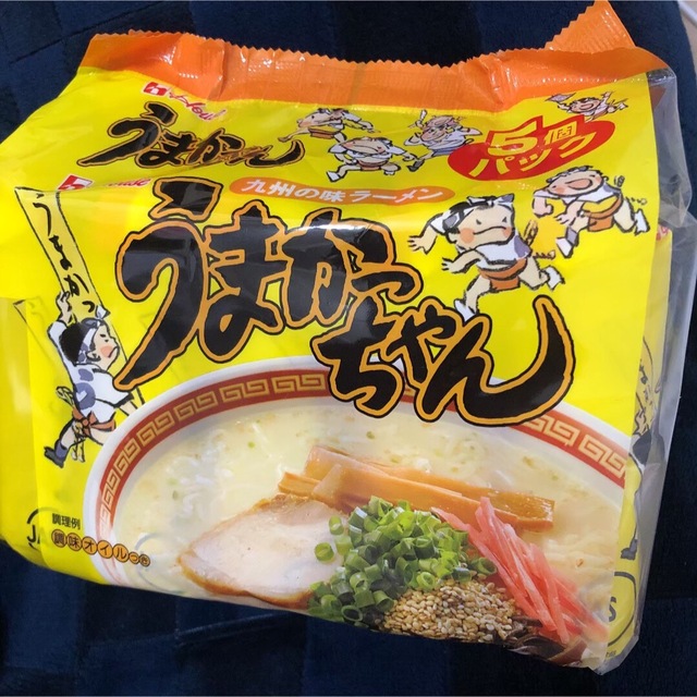 インスタント　ハウス食品 九州の味ラーメン うまかっちゃん 5食パック×6個入 食品/飲料/酒の加工食品(インスタント食品)の商品写真