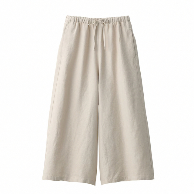 MUJI (無印良品) - 無印良品 ヘンプクロップドパンツ Sサイズ サンドベージュ 新品未使用ナチュラルの通販 by キャンディ's shop|ムジルシリョウヒンならラクマ