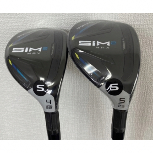 新品 SIM2 MAX レスキュー #4 #5 2本セット スチール S-