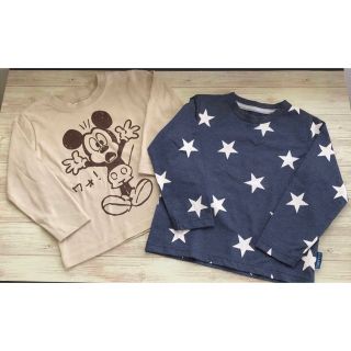 ニシマツヤ(西松屋)のロングTシャツ2点セット　西松屋 Disneybaby(Tシャツ/カットソー)