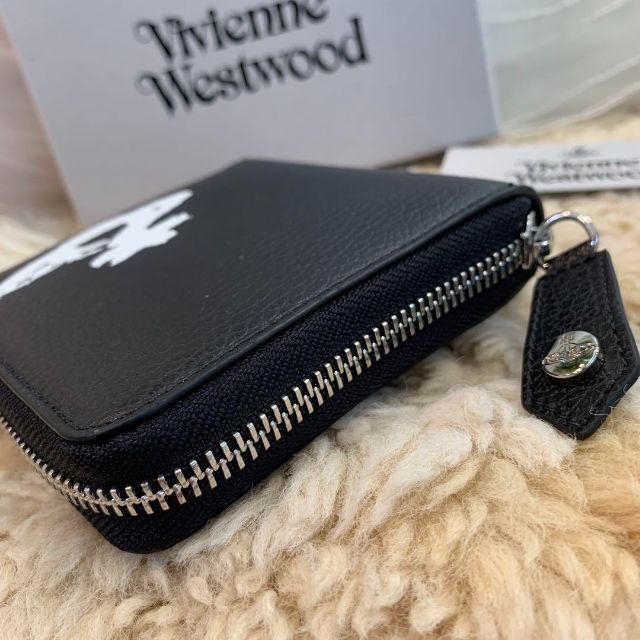 Vivienne Westwood(ヴィヴィアンウエストウッド)の☆新品☆ヴィヴィアンウエストウッド ラウンドジップ コンパクトウォレット 黒 メンズのファッション小物(折り財布)の商品写真