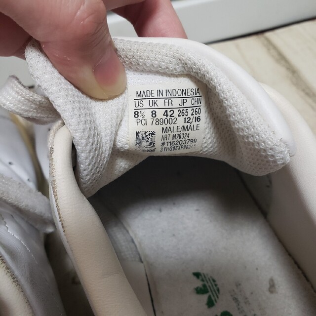 adidas(アディダス)のアディダス　スタンスミス　ホワイト　グリーン メンズの靴/シューズ(スニーカー)の商品写真