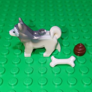 レゴ(Lego)の【新品】LEGO 犬セット《ハスキー》レゴ ミニフィギュアアイテム(知育玩具)