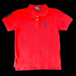 ラルフローレン(Ralph Lauren)のラルフローレン★ポロシャツ★キッズS(8)★130〜140★レッド(Tシャツ/カットソー)