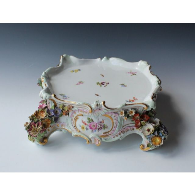 MEISSEN マイセン】ロイテリッツ『四季の寓意』バスケット型 MEISSEN マイセン】ロイテリッツ『四季の寓意』バスケット型