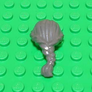 レゴ(Lego)の【新品】LEGO 髪ヘアパーツ《ロング三つ編みグレー》レゴ ミニフィギュアアイテ(その他)