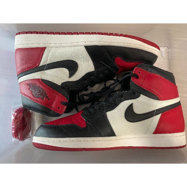 NIKE - 28.5cm Nike AJ1 Bred Toe ナイキ ブレッド トゥの通販 NIKE - 28.5cm Nike AJ1 Bred Toe ナイキ ブレッド トゥの通販