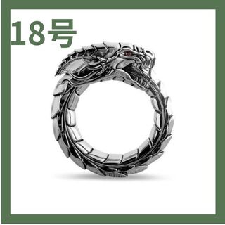 ノルウェー神話のドラゴン ニーズヘッグ エスニック スタイル リング(リング(指輪))