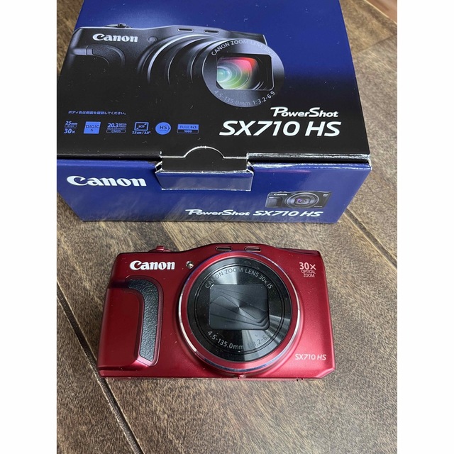 レッドパワーショットSX710HS デジタルカメラ キャノン