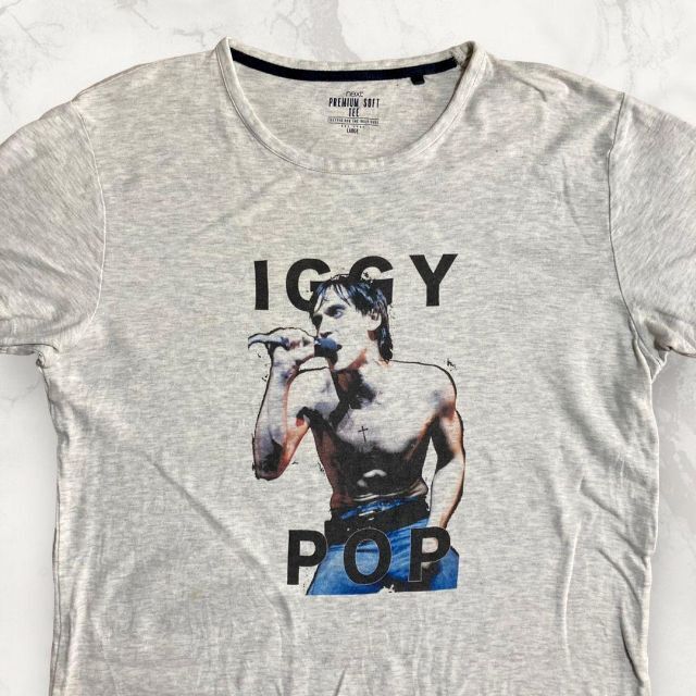 HKL 古着 90s 00s イギー　ポップ　IGGY POP バンド Tシャツ メンズのトップス(Tシャツ/カットソー(半袖/袖なし))の商品写真