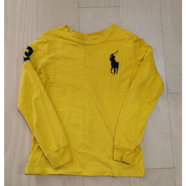 POLO RALPH LAUREN(ポロラルフローレン)のラルフローレン ロンT イエロー キッズ/ベビー/マタニティのキッズ服男の子用(90cm~)(Tシャツ/カットソー)の商品写真