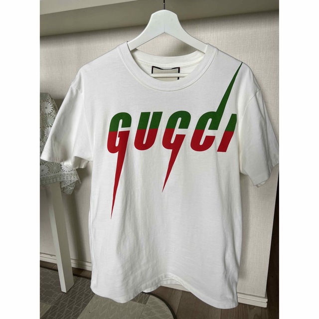 Gucci(グッチ)の2022年SS グッチ ロゴTシャツ サイズXS 2回着用 美品 メンズのトップス(Tシャツ/カットソー(半袖/袖なし))の商品写真